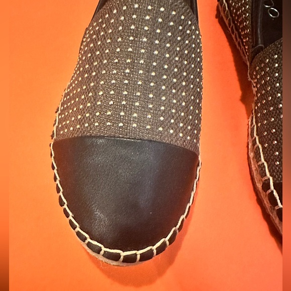 ALDO Olive Green & Black Gold Studded Espadrilles Sz 8 NWT - Picture 10 of 12